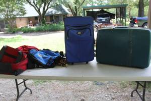 lot 266 image: Suitcases and duffel bags