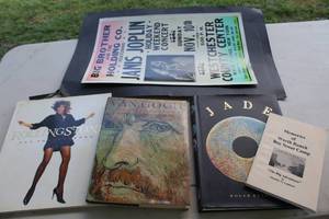 lot 280 image: Rolling Stones book and Janis Joplin Pic and more see pictures