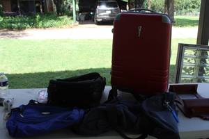 lot 291 image: Suitcase and bags