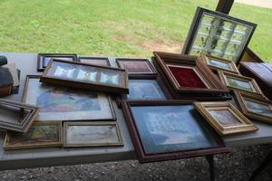 lot 341 image: Lot of pictures and frames see pictures for details