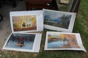 lot 348 image: 4-prints with authenticity paper