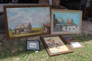 lot 349 image: Paintings and picture see pictures for details
