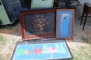 lot 350 image: Art work see pictures for details