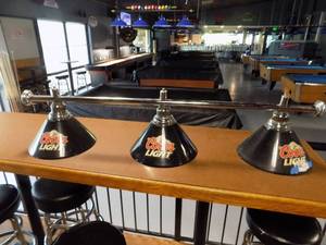 lot 4 image: Coors Light  beer BarBilliards light fixture