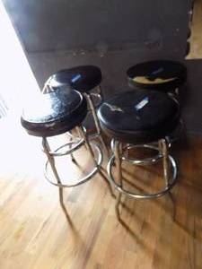 lot 42 image: 4 bar stools need TLC