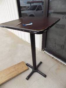 lot 83 image: Square table bar height