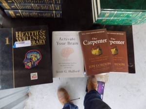 lot 110 image: Books- Activate your brain, The carpenter x2 , health