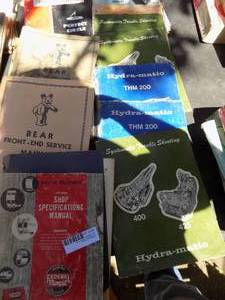 lot 209 image: Auto manuals , rings, vintage bear front end