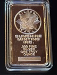SILVER .999 FINE SILVER 1 TROY OUNCE SUNSHINRE MINTING INC.