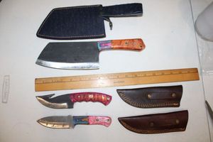 Damascus steel NEW knives (3 times the money)