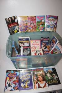 lot 42 image: DVDs and VHS movies