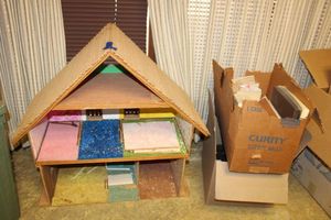 lot 60 image: Vintage doll house and more