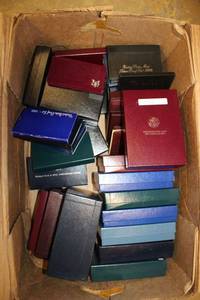 lot 118 image: Empty coin collector boxes