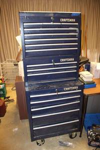 Craftman rolling 3 part tool chest