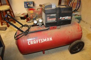 lot 151 image: Sears Craftman air compressor 25 gal.