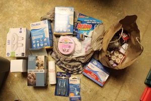 lot 173 image: Household items lightbulbs, leather cleaner, tealights and more