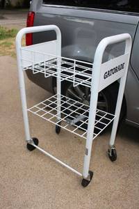 lot 187 image: White rolling sports cart by Gatorade