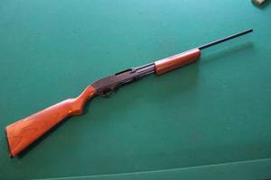 lot 25 image: 410 pump rifle