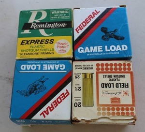 lot 61 image: 4 boxs of 20 gauge