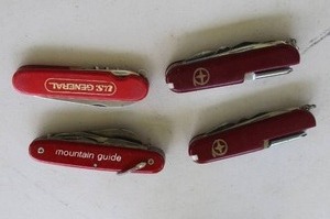 lot 78 image: vintage multi-tool pocket knives,