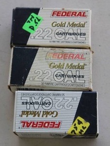 lot 70 image: Federal 22 cal