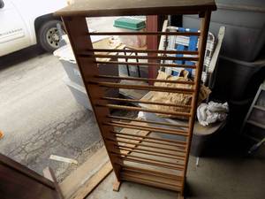 lot 14 image: VHSDVD Rack  56H  X 23W