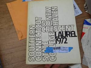 lot 44 image: 1972 yearbook Laurel South Connecticut state college