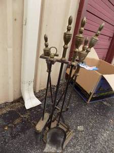 lot 79 image: Fireplace tools