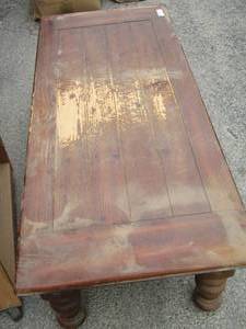 lot 32 image: Coffee table matches  #25  - 16  X 55 X 23