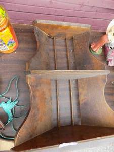 lot 144 image: corner curio shelf