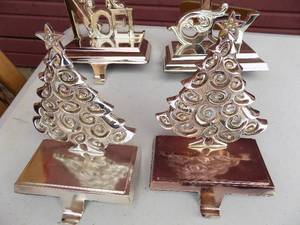 lot 154 image: Stoking holders joy, noel and  trees