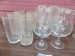 lot 247 image: GLASSWARE- SETS OF 6  & 6