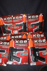 lot 41 image: Bulk lot of KG9 Handgun toy cap guns