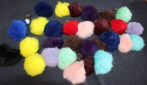 lot 55 image: Bulk lot of Fluffy pom pom keychains&nbsp