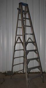 lot 102 image: Warner 10ft ladder