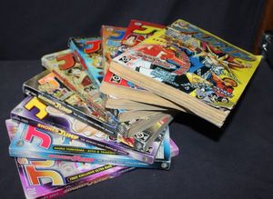 lot 97 image: Collection of Shonen Jump magna anthology magazines