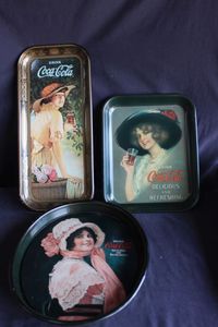 lot 113 image: 1970s Replica Coca-Cola Trays