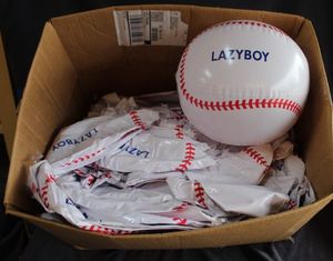 lot 179 image: Bulk lot of Lazyboy Blow up balls