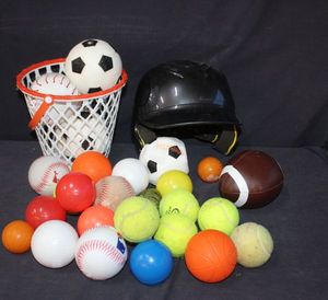 lot 188 image: Large Selection of balls