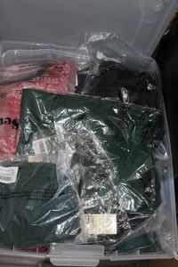 lot 244 image: Tote of Clothing, New Merchandise