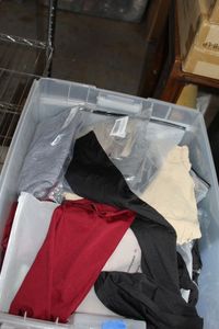 lot 243 image: Tote of Womens Pants in a variety of sizes and styles, New Merchandise