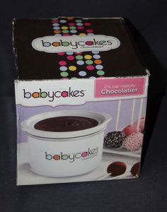 lot 195 image: Babycakes chocolatier sc1012 candy cake pop maker&nbsp