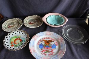 lot 324 image: Ceramic plates and more