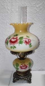 lot 369 image: Vintage Accurate casting company hurricane lamp