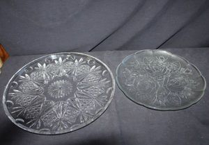 lot 384 image: Glass Platters