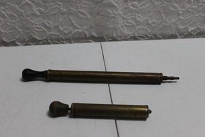 lot 388 image: Vintage Hand Held Air Pumps