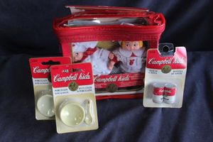lot 403 image: Vintage Cambells Soups Dolls and Accessories&nbsp