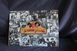 lot 449 image: Metal 3 Stooges Wall Deco