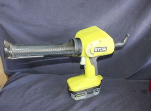 lot 456 image: Ryobi 18v Cordless Power Caulk and Adhesive Gun with Battery, No Charger
