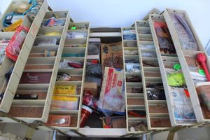 lot 463 image: Fishing Tackle Box and all the Goodies Inside
